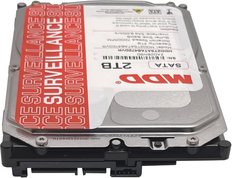 MDD MAXDIGITALDATA MDD 2TB 64MB Cache 7200RPM SATA 6.0Gb/s 3.5inch Internal Surveillence Hard Drive - MDD2TSATA6472DVR - Image 3